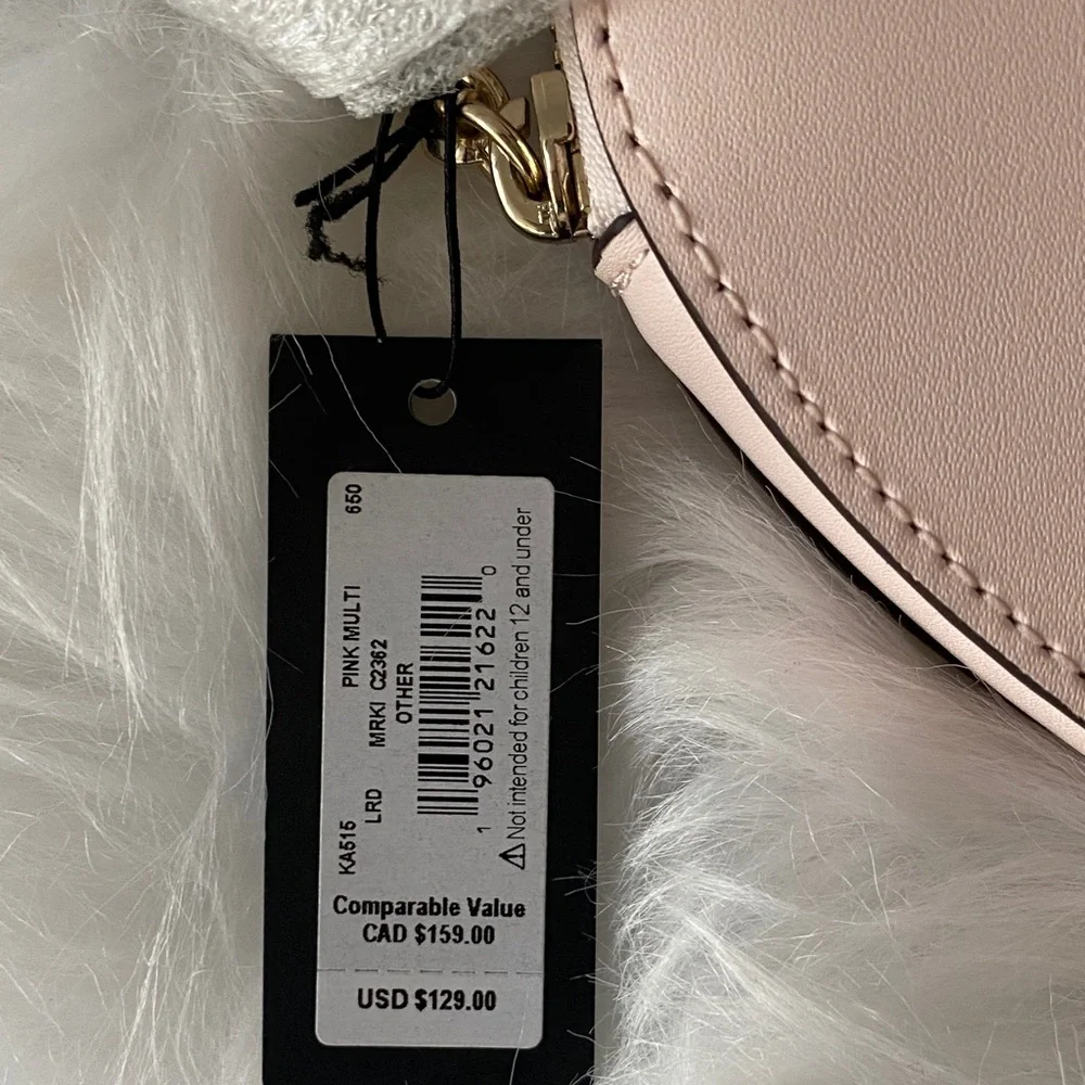 Kate Spade love shack heart coin purse/ key chain NWT